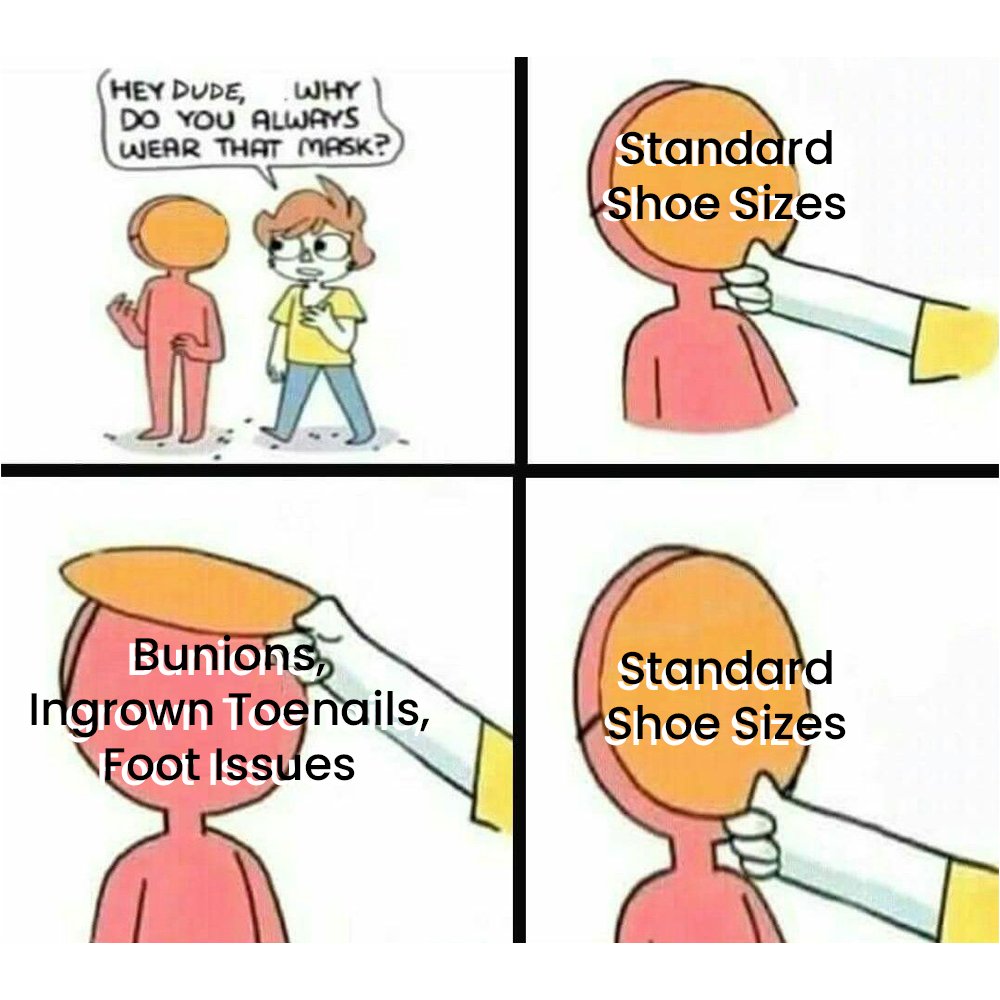 Seems like the mask is slipping, Standard Shoe Sizes.
.
.
.
#Fyous #Meme #shoes #sneakers #sneakerhead #hypebeast #kicksonfire #explorepage #explore #memes #jordan #yeezy #fashion #sneakernews #sneakerheads #airjordan #complex #nike #heels #reseller #whatthekicks #sneakermemes