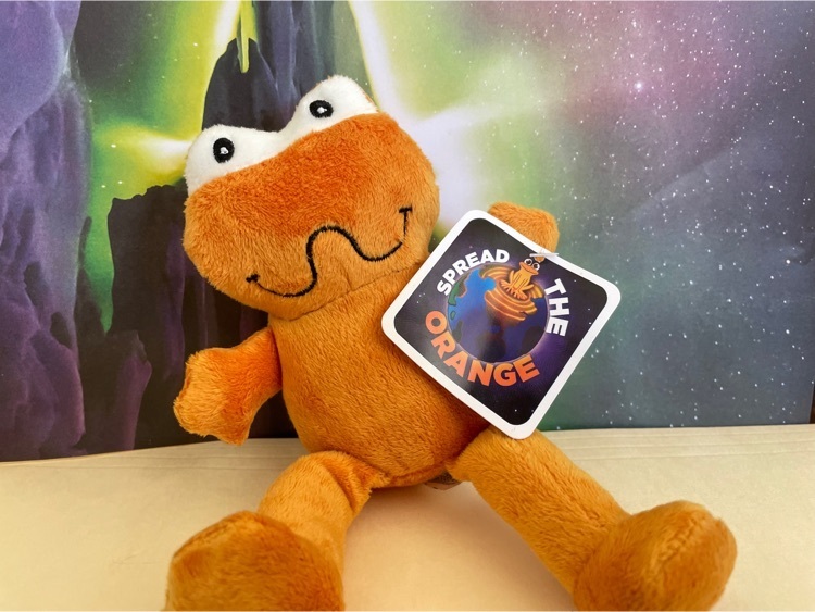 SaginawISD's tweet photo. Happiness fuels success not the other way around. Spread the orange. #happinessadvantage #saginawisd #ourstory #froggie #newemployeetraining https://t.co/ym7xID27Ll
