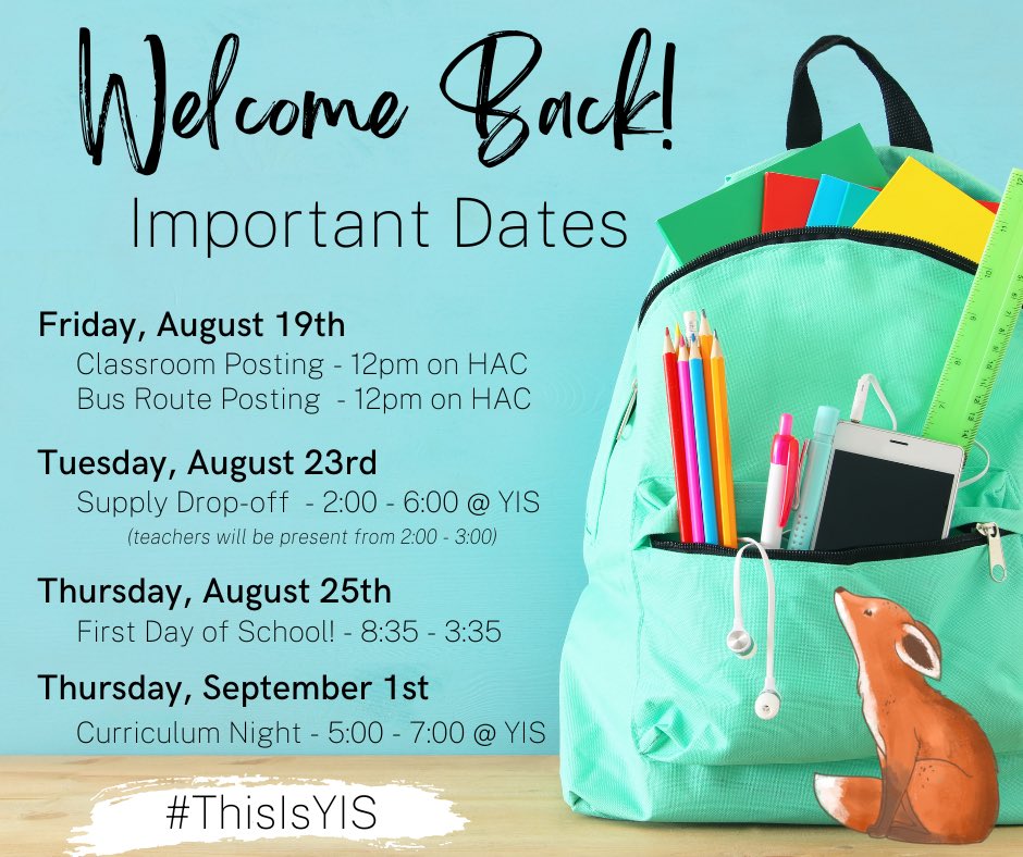 Mark your calendars! 🤩🦊