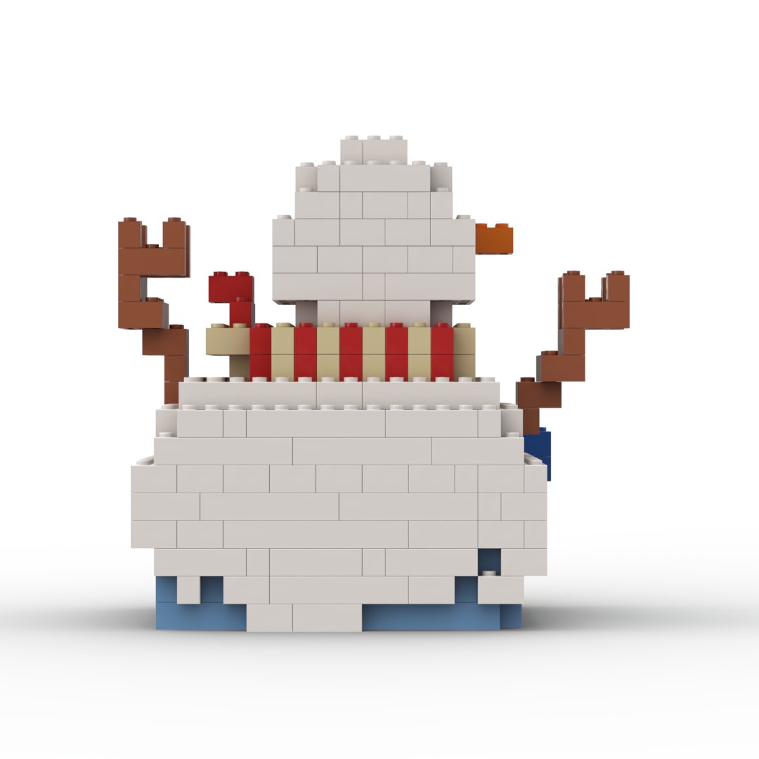 3/8 New Noun Head Traits, Snowman.