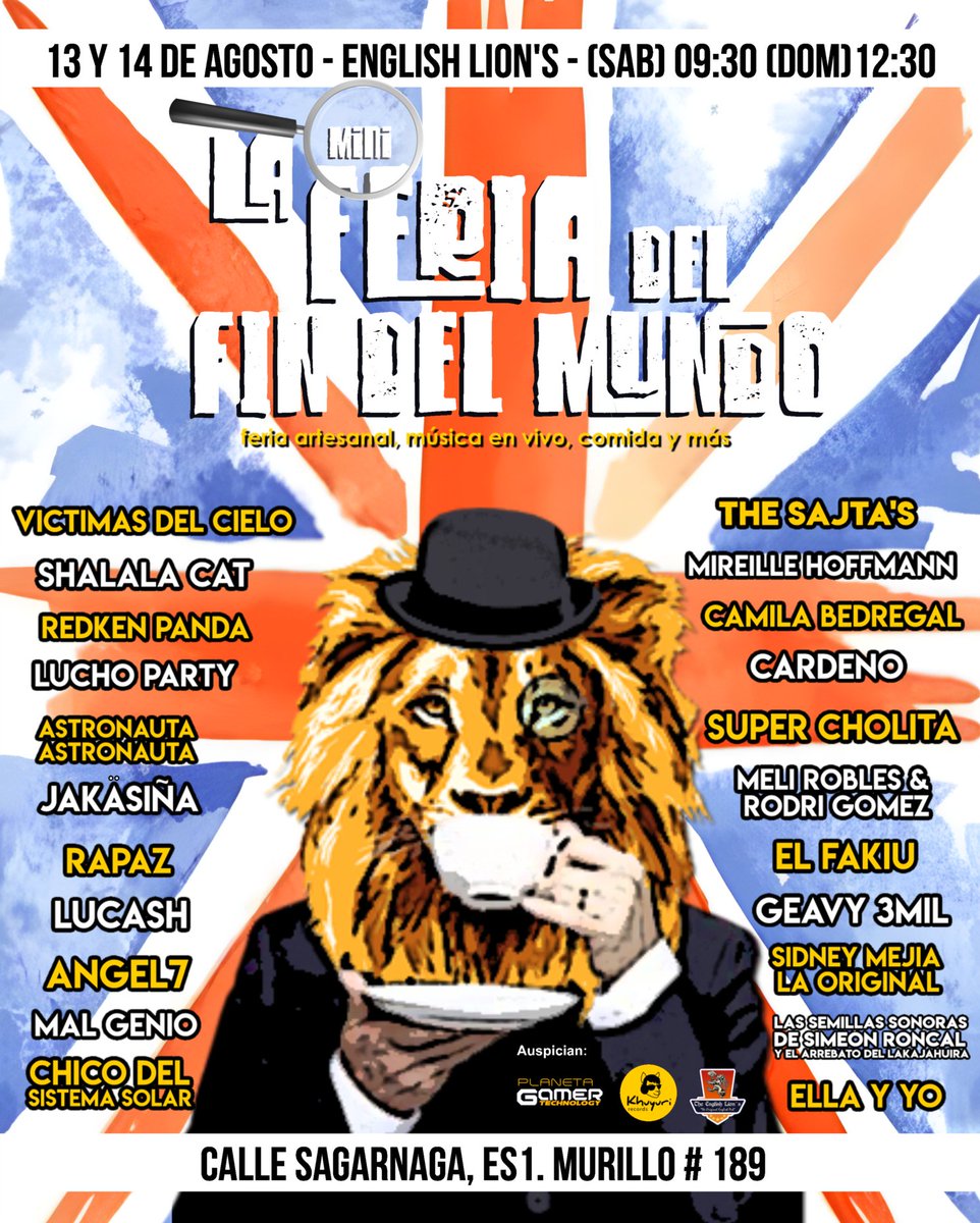 LFDFDM's tweet photo. Volvemos este fin de semana, #LaFeriaDelFinDelMundo, disfruta de nuestra feria artesanal, música en vivo y más https://t.co/ugRevkAdWi
