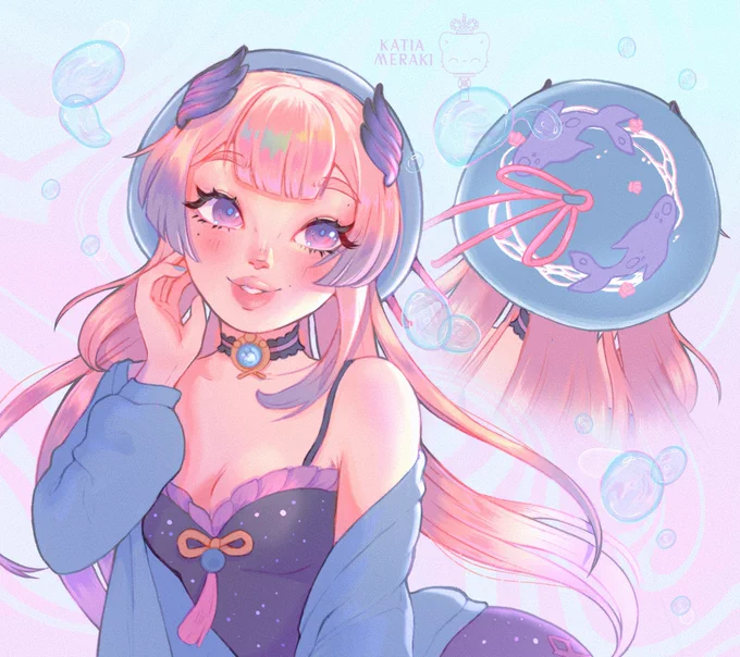 Casual Kokomi beret #Genshinlmpact 