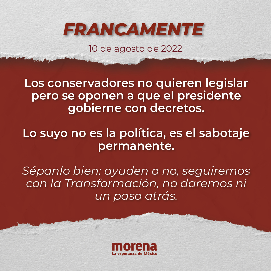 #Francamente