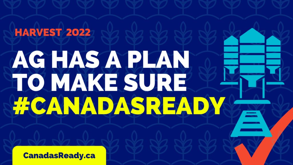 SaskWheat's tweet photo. Canadian producers are ready to meet the needs of the global markets. Now we need our transportation system to be ready to ship our crops and help feed the world. 

For our 4-point plan to keep Canadian grain moving, go to https://t.co/RItkuvxa3P

#CanadasReady #CdnAg https://t.co/8gGj8Qmx73