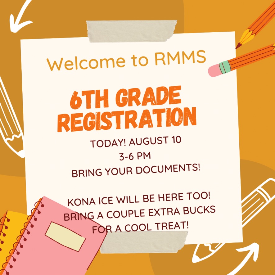 Rancho Minerva MS (@rmmsbulls) on Twitter photo Woo hoo! We can't wait to meet our newest Bulls today! Kona Ice will be at 6th grade registration from 3-6 pm. The Kiddie size is $3, Regular is $4, and a King size is $5. See you there! <a href="/VistaBlueprint/">Vista Unified</a> <a href="/VUSDHR/">Vista Unified SD</a> <a href="/ChavezYukiko/">Ms. Chavez💉💉💉😷</a> <a href="/rmms_asb/">Mrs. Willson</a> <a href="/MorganSRMMS/">Morgan Strickland</a> Woo hoo! We can't wait to meet our newest Bulls today! Kona Ice will be at 6th grade registration from 3-6 pm. The Kiddie size is $3, Regular is $4, and a King size is $5. See you there! <a href="/VistaBlueprint/">Vista Unified</a> <a href="/VUSDHR/">Vista Unified SD</a> <a href="/ChavezYukiko/">Ms. Chavez💉💉💉😷</a> <a href="/rmms_asb/">Mrs. Willson</a> <a href="/MorganSRMMS/">Morgan Strickland</a>