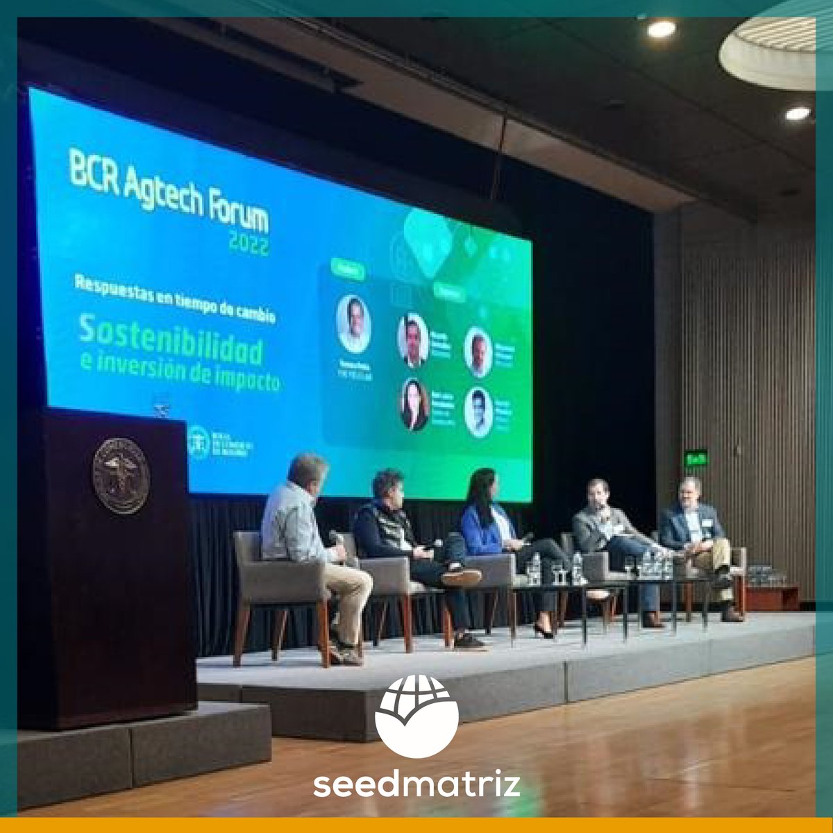 seedmatriz's tweet photo. Seed Matriz estuvo presente en la BCR AgTech Forum, que se llevó a cabo en la Bolsa de Comercio de Rosario. 
Este evento es un encuentro clave para el ecosistema agro innovador nacional e internacional. https://t.co/DihLxA56mT