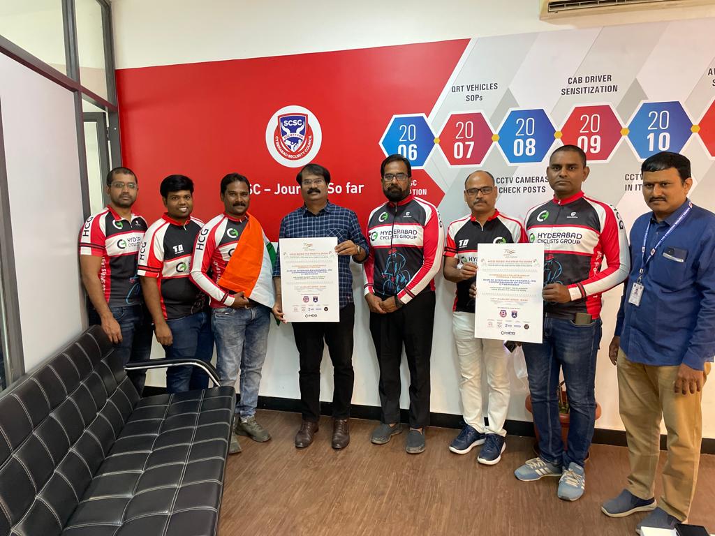 HCG team meet up Sri Krishna Yedula garu at SCSC office. <a href="/SCSC_Cyberabad/">SCSC</a> <a href="/GenScsc/">General Secretary-SCSC</a> <a href="/yedula_krishna/">Krishna Yedula</a> <a href="/CYBTRAFFIC/">Cyberabad Traffic Police</a> <a href="/cyberabadpolice/">Cyberabad Police</a> <a href="/DCPTrafficCYB/">Harshvardhan, IPS</a> @DcpBalanagar