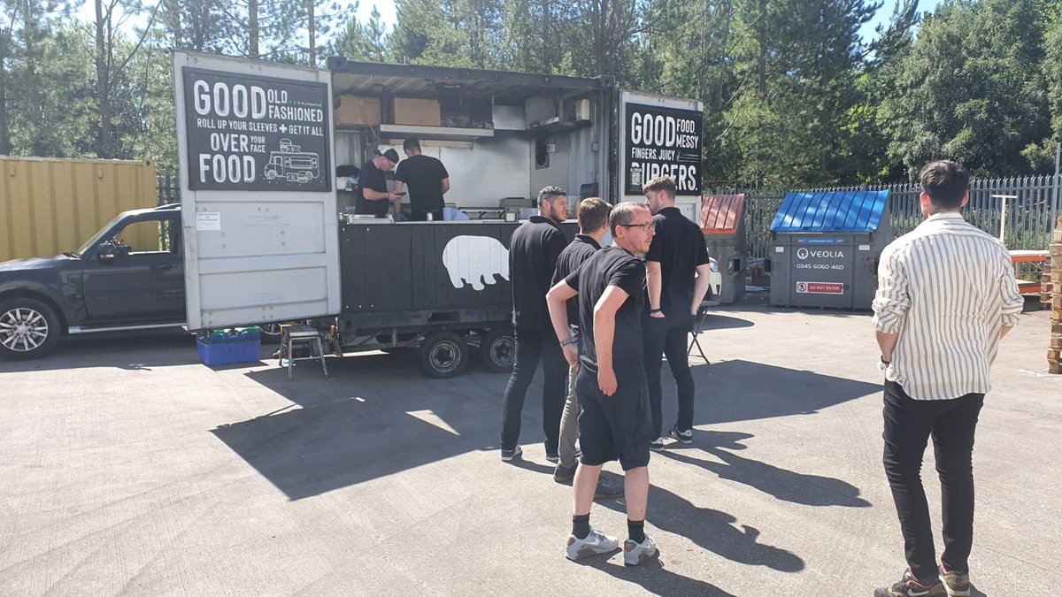 RaytecLED's tweet photo. A beautiful day for a burger!
Today we enjoyed our monthly buffet - paired with the glorious sunshine. A huge thank you to @fathippofood Newcastle for providing us with our yummy burgers ๐#Raytec https://t.co/lYXTMm4b19