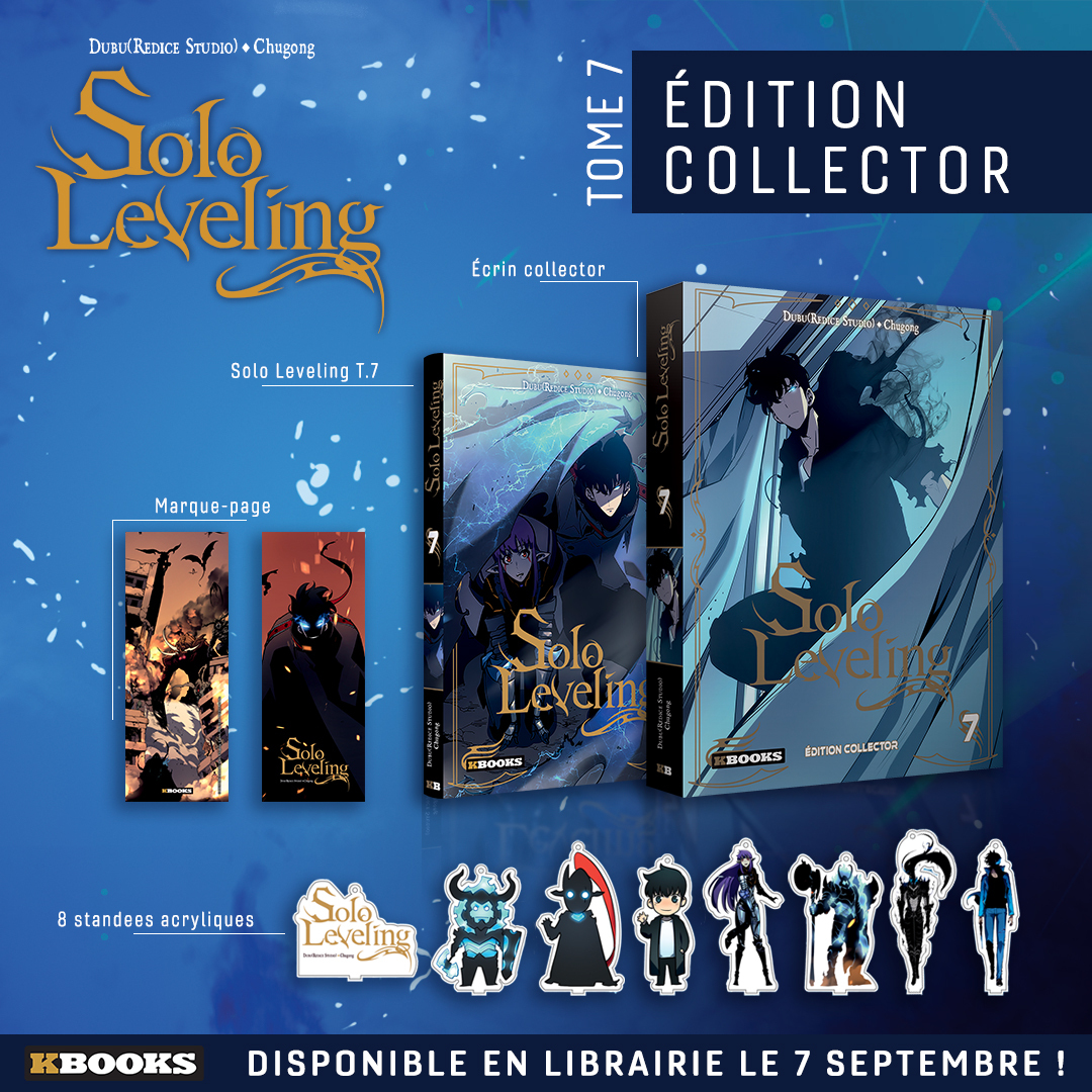 ⚔️ Solo Leveling - coffret tomes 7 à 9 ⚔️ Un nouveau coffret Solo Leveling  comprenant les tomes 7 à 9 de la série sera disponible dès…