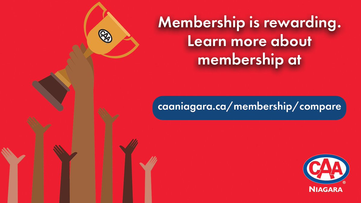 #DidYouKnow? CAA Membership is rewarding. 
Join today to receive exclusive SAVINGS on Insurance, Travel, and more!
Learn more about Membership at hubs.ly/Q01jK3J00
#CAARewards #CAAInsurance #CAAMembers #BookOutlet #AutoInsurance #CAANiagara