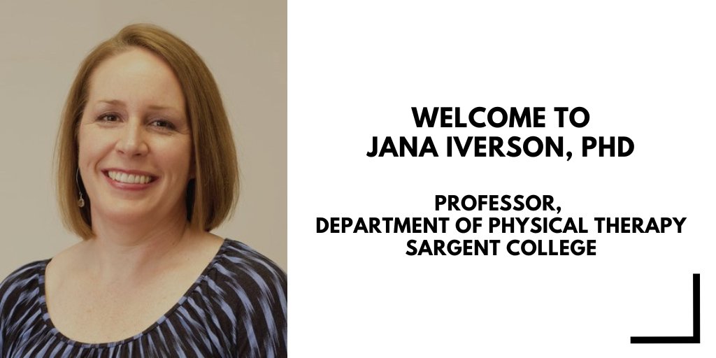 Welcome to Professor Jana Iverson who joins the <a href="/busargent/">Sargent College, Boston University</a> Department of Physical Therapy faculty this fall! An internationally recognized scholar in child development, Iverson studies the connection between early motor development and language skills. 
bu.edu/sargent/jana-i…