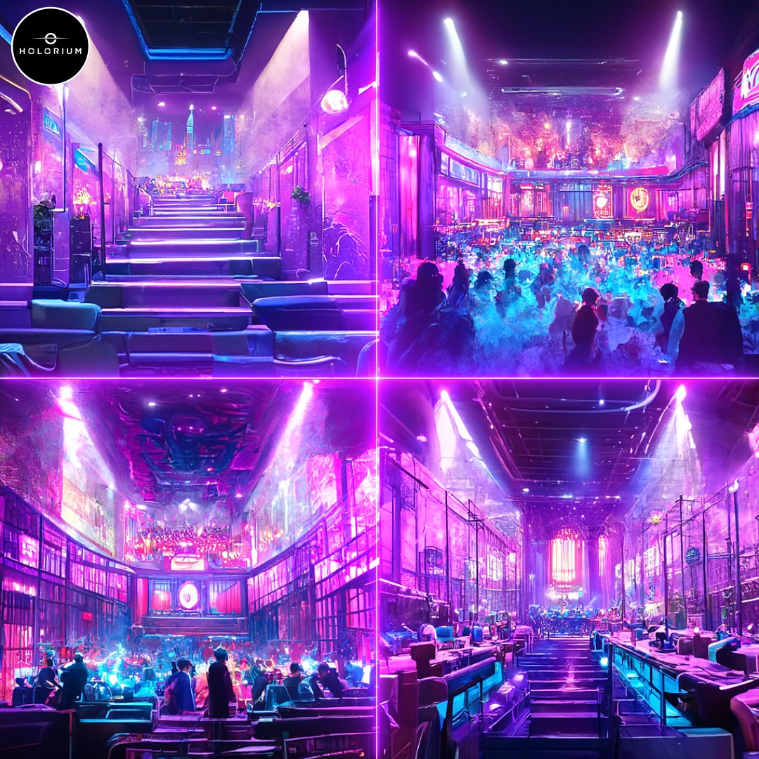 HoloriumSpace's tweet photo. Visualizations for our first Holorium Theater to open its doors to the first branch in Dubai!
The #destination for NFT hologram entertainment is almost here!
💎

#NFT #holorium #entertainment #restaurant #clubbing #holograms #NFTlaunch #nftholograms https://t.co/2Y7S93dTsX
