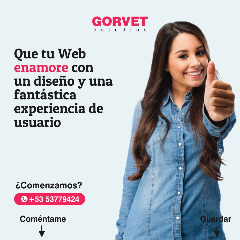 GorvetEstudios's tweet photo. Que tu Web enamore con un diseño y una fantástica experiencia de usuario
¿Comenzamos?
#GorvetEstudios #wordpress #developer #uiux #userinterface #webdesign #website #UI #uidesigner #Uidesign #wordpressdeveloper #userexperience #websitedesign #uxdesigner https://t.co/7fZwWIZ5tx