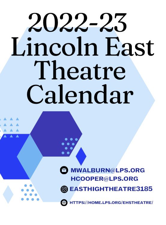 troupe3185's tweet photo. Important dates to keep in mind for this upcoming year. We can’t wait for another great season of East theatre! https://t.co/dNL9gstddA