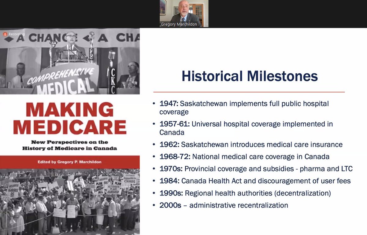cepal_onu's tweet photo. Profesor @MarchildonGreg de @ihpmeuoft @UofT expuso sobre la experiencia de #Canadá 🇨🇦 en la implementación de sistemas de salud universales, descentralizados y con financiamiento público, durante seminario internacional en la #CEPAL.
📺https://t.co/3DrytqFOnn https://t.co/kdaeptNOzw