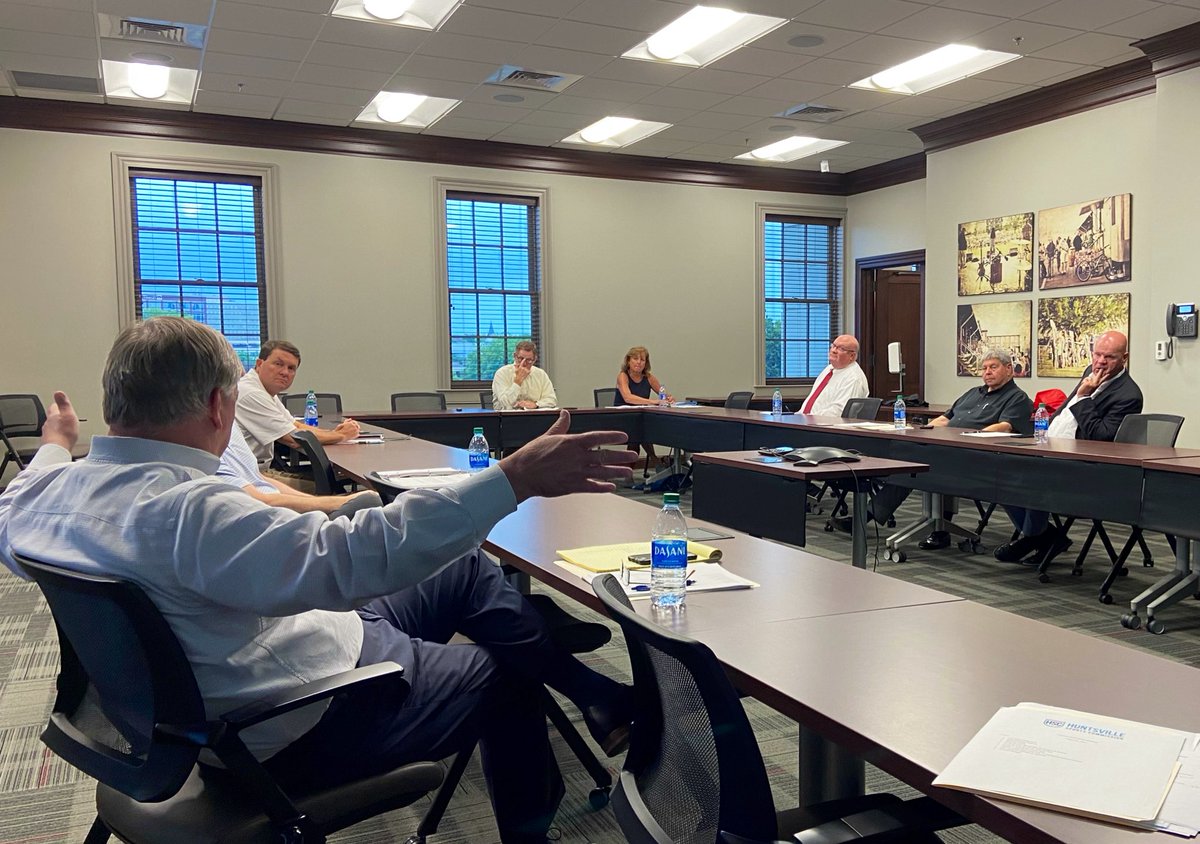 The HSC Board working hard to ensure that sports continue to grow in Huntsville! We have a lot of exciting events coming up! #SportsHsv #WeDoSports