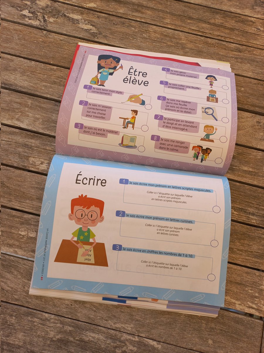 Le facteur est passé ! Mais que vois-je dans le numéro de septembre de <a href="/La_Classe/">Editions La Classe</a> Maternelle?
Le cahier de progrès que nous avons créé ma binôme et moi-même 😍😍😍
👉laclasse.fr/revues