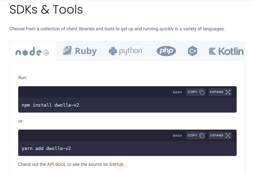 DwollaDev's tweet photo. Are you a #Node, #Ruby, #Python, #php or #cdeveloper? We'd love your contributions or PR reviews to our open source SDKs >>> https://t.co/dRViZF41B7 https://t.co/GCU8ZZuTC1