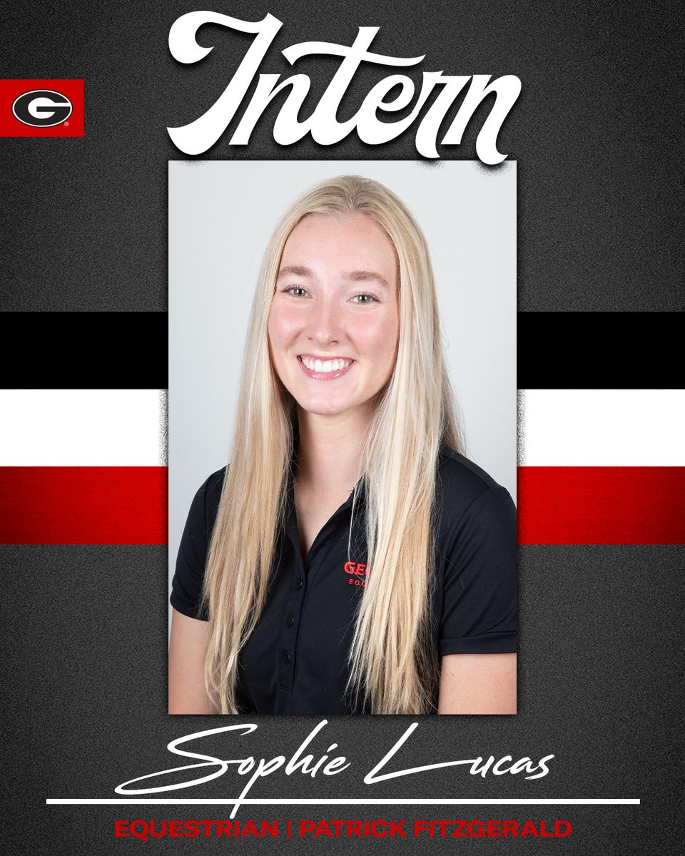 Congratulations to Sophie Lucas of @UGAEquestrian for securing an internship with Patrick Fitzgerald. Sophie is currently pursuing a degree in Agricultural Communications from @UGA_CollegeofAg. Congrats, Sophie!
