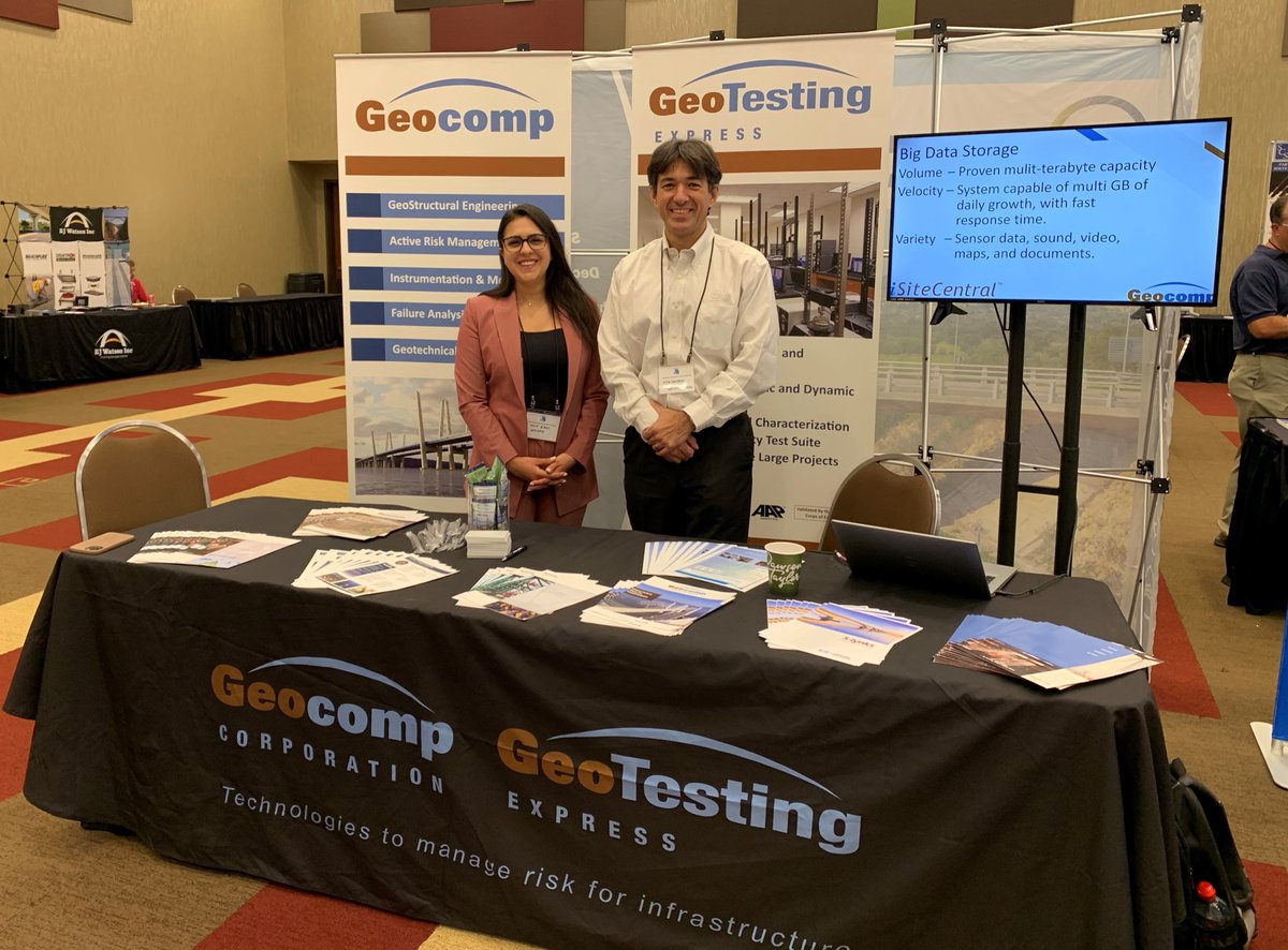 GeocompInc's tweet photo. The Western Bridge Preservation Partnership conference is in its second day in Boise, ID.
Attending the show? Visit the Geocomp - Sercel team to discuss the diverse solutions we can provide to your geotechnical projects!
#Geocomp #Sercel #WBPP2022 https://t.co/dgzwtQUCN0