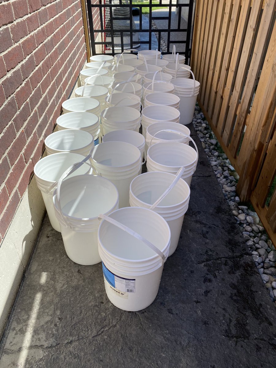 Well after a trip to London, in the basement of a restaurant, and then scrubbing 🧽 and washing with all my might…I have now collected a class set of bucket drums! Excited to get drumming with my J/I students <a href="/StPatsWoodstock/">St. Pat's Catholic</a> and <a href="/stmikeswdstk/">St. Michael's Woodstock</a>!!! 🥁🎶 <a href="/LDCSB/">London District Catholic School Board</a>