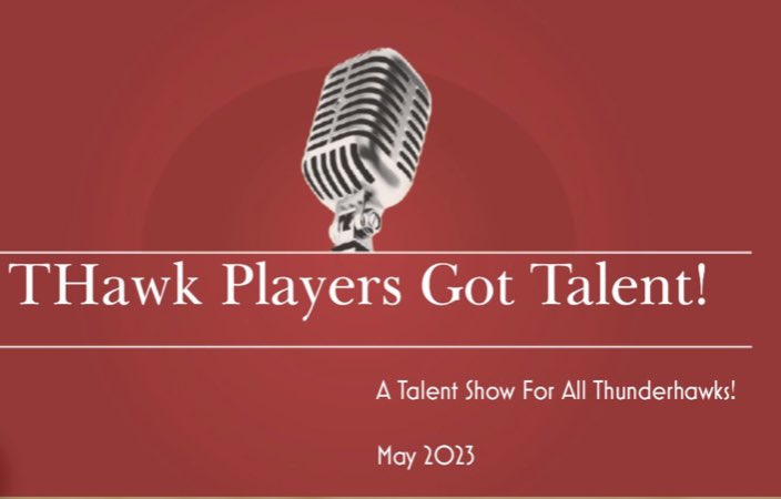 THawkplayers's tweet photo. May Talent Show! https://t.co/heyPXr2qei