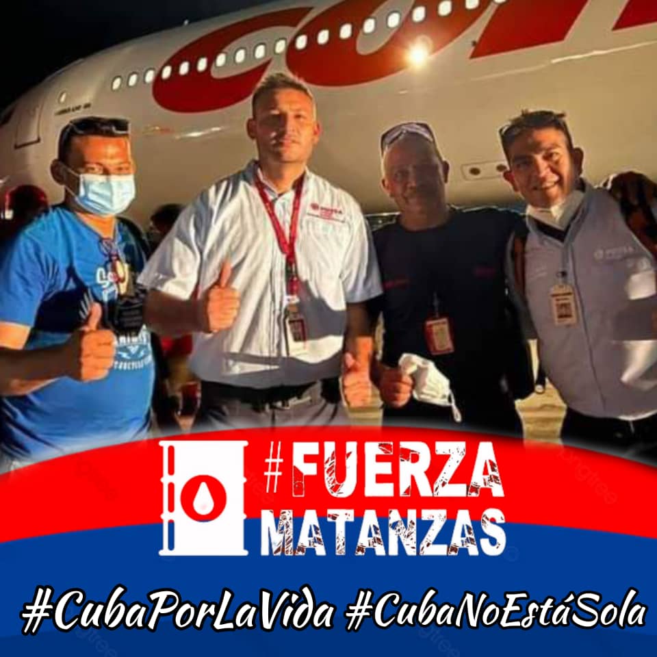 Cuando los hermanos se unen la victoria es segura.

#FuerzaCuba #FuerzaMatanzas #CubaPorLaVida #CubaNoEstáSola