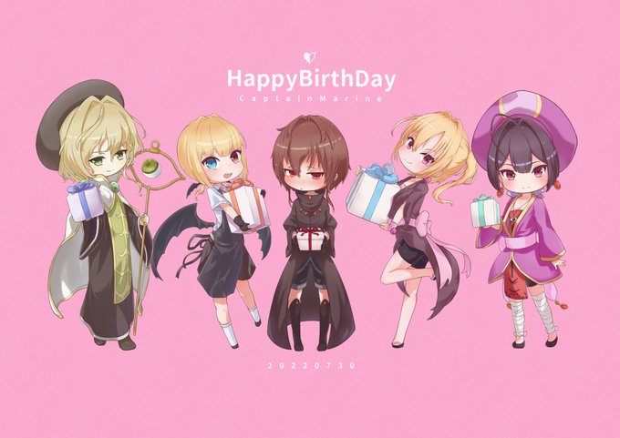 遅まきながら…マリン船長お誕生日2022
おめでとうございました✨🥂✨
#宝鐘マリン生誕祭2022 #マリンのお宝
#船長のオリキャラ 