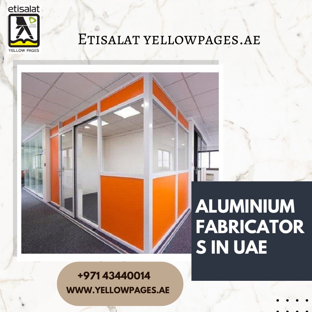 techdigital981's tweet image. At Etisalat Yellow pages you will find aluminium fabrication companies in UAE list. We have the best companies registered with us from around UAE.

Visit us : cutt.ly/DZ3HOEl