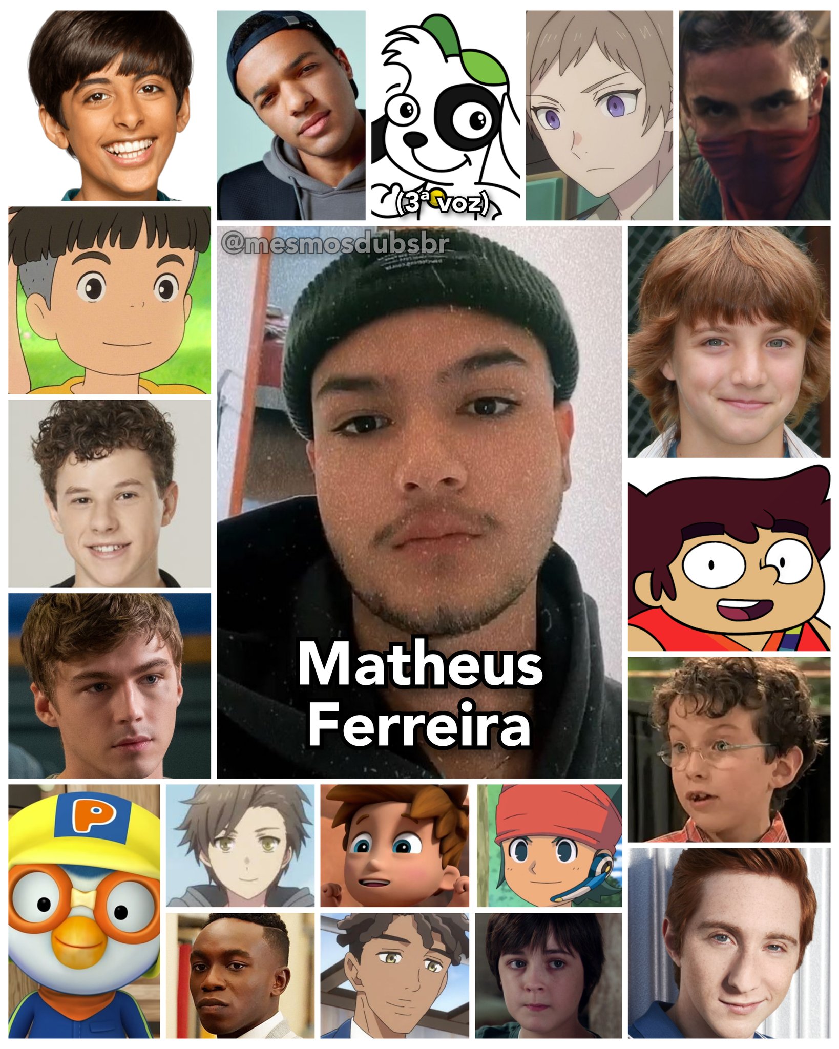 Matheusu on X: Saiu os dubladores de alguns personagens de