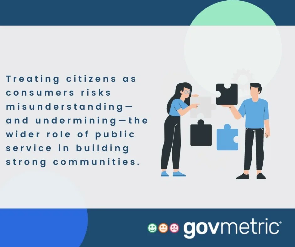 GovMetric's tweet photo. Treating citizens as consumers risks misunderstanding—and undermining—the wider role of public service in building strong communities. Learn more about our perspective on #CitizenExperience here: https://t.co/S5s4YOySS1
#CustomerFeedback #CitX https://t.co/NMwmhzRAg7