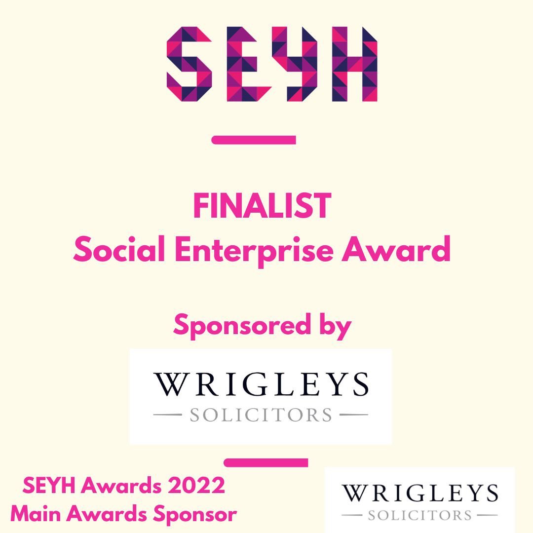 We are really pleased to be finalists in SEYH Social Enterprise of the year   Awards #morethanapool