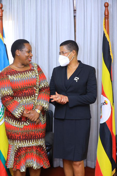 neemalugangira's tweet photo. I am truly honoured to meet Rt Hon Madam Speaker @AnitahAmong, Speaker @Parliament_Ug. I conveyed greetings from our Rt Hon Madam Speaker Dr @TuliaAckson, Speaker @bunge_tz . I sincerely thank Madam Speaker @AnitahAmong for her words of wisdom towards my growth as women leaders. https://t.co/X0uENMbrBW