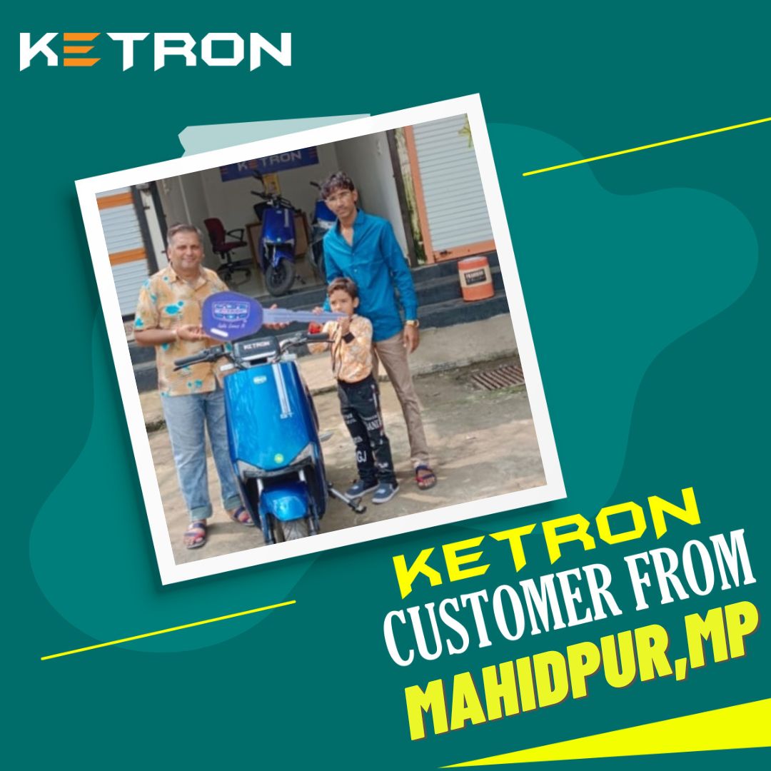Welcoming our new GT80R Customer from Mahidpur,MP to our Ketron family.
#ketron #electricvehicles #electricscooty #ev #newcustomer #chooseketron #ChooseElectric #GoElectric #greenmobility #sustainablemobility #nopollution #zeropollution🌏 #switchtoelectric♻️ #electricthefuture