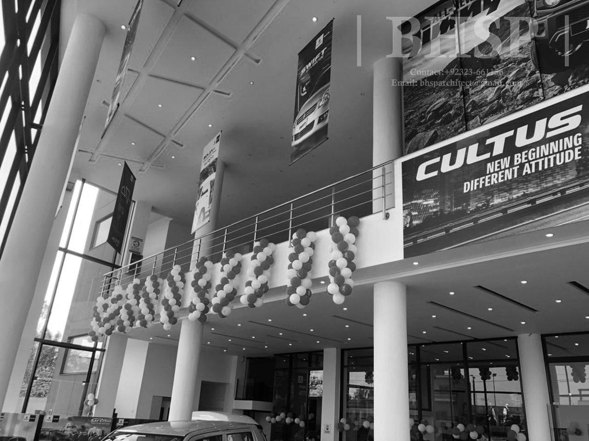 BHSParchitect's tweet photo. Project: Suzuki Crown Motors (3S Showroom)
Location: Main sheikhupura road, Faisalabad.
Status: Complete
#BHSP #BHSParchitect https://t.co/Dd9Y23xbPh