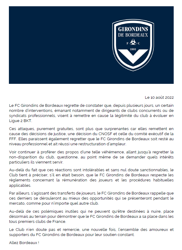 FC Girondins de Bordeaux tweet media
