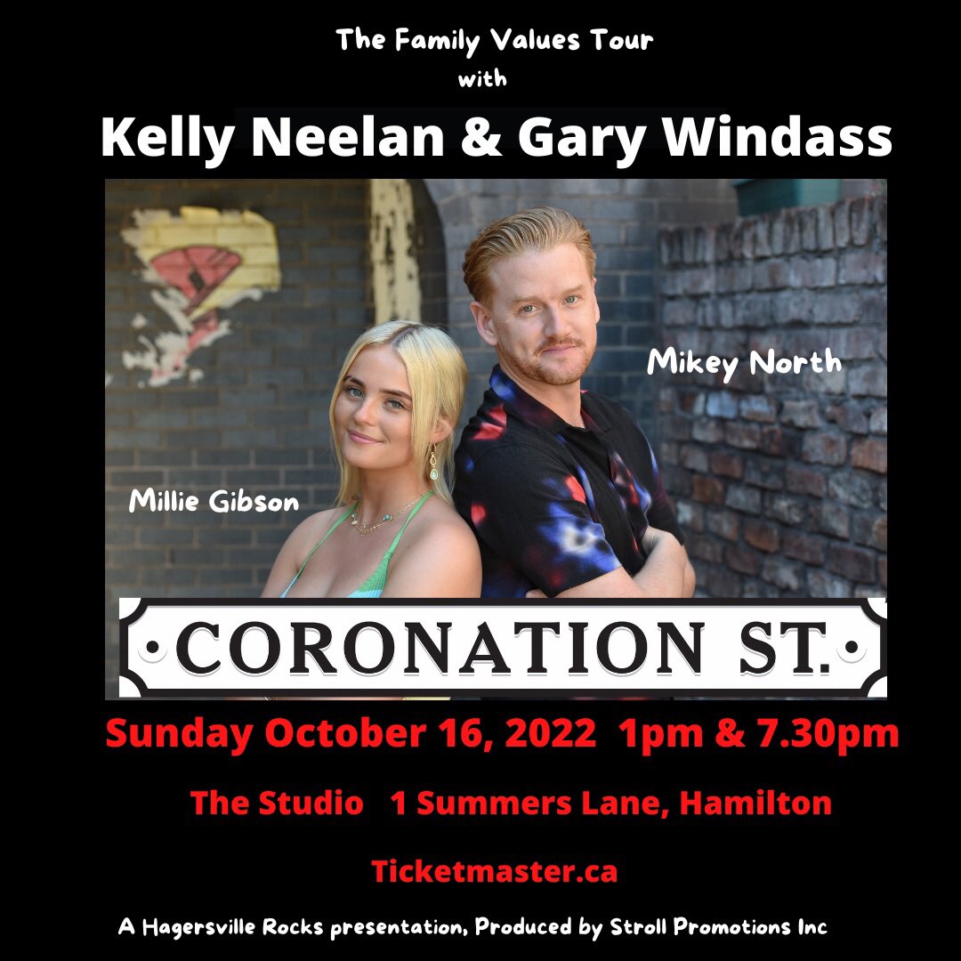 Pre-Sale happening now! If you’re a Corrie Fan…you’ll love this show. VIP Meet &amp; Greet packages available.