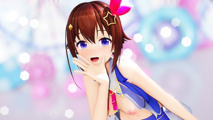 髪型いじって遊んでみたり(๑╹ᆺ╹) 