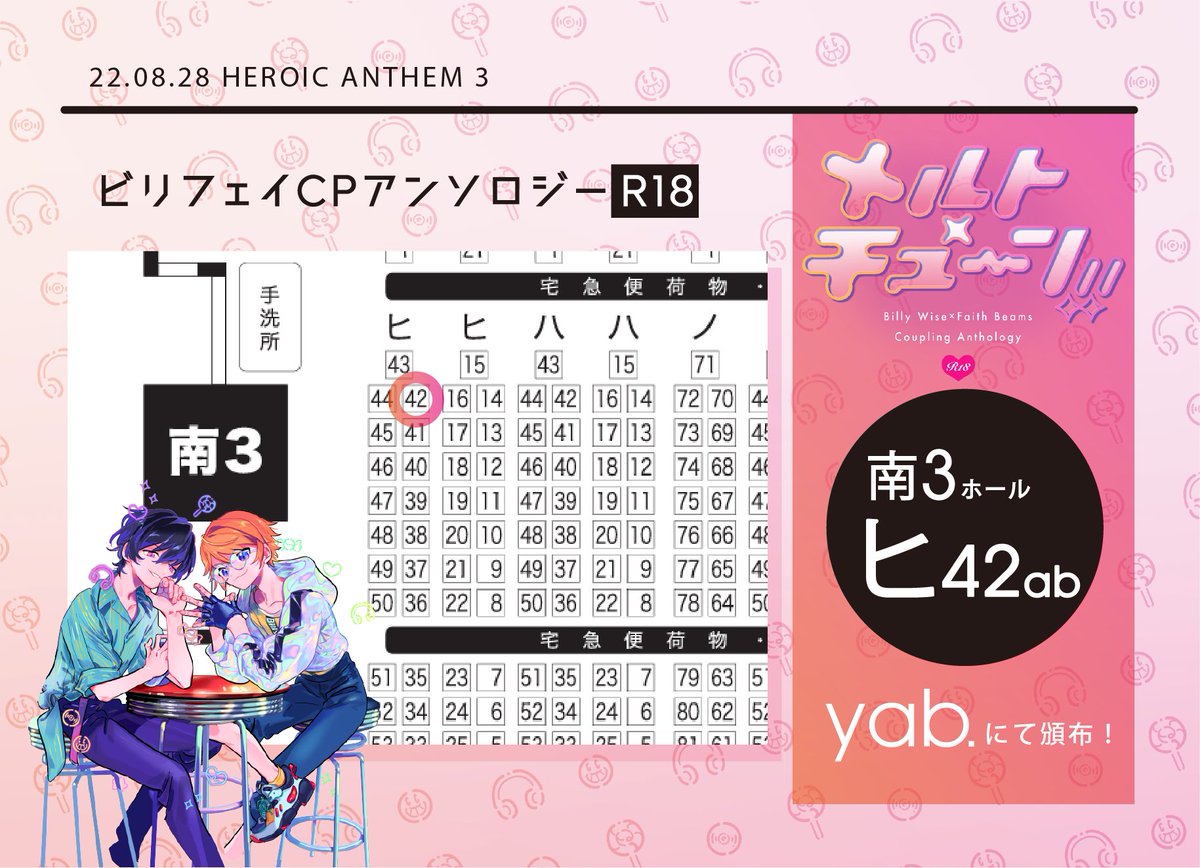 ビリフェイ アンソロ R18@通販中🐯 tweet media