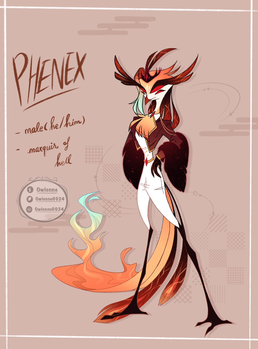 owlenne0024's tweet photo. Phenex
#art #manella #owlenne #oc #HelluvaBoss #HelluvaBossOC https://t.co/NhA34KJ0b1