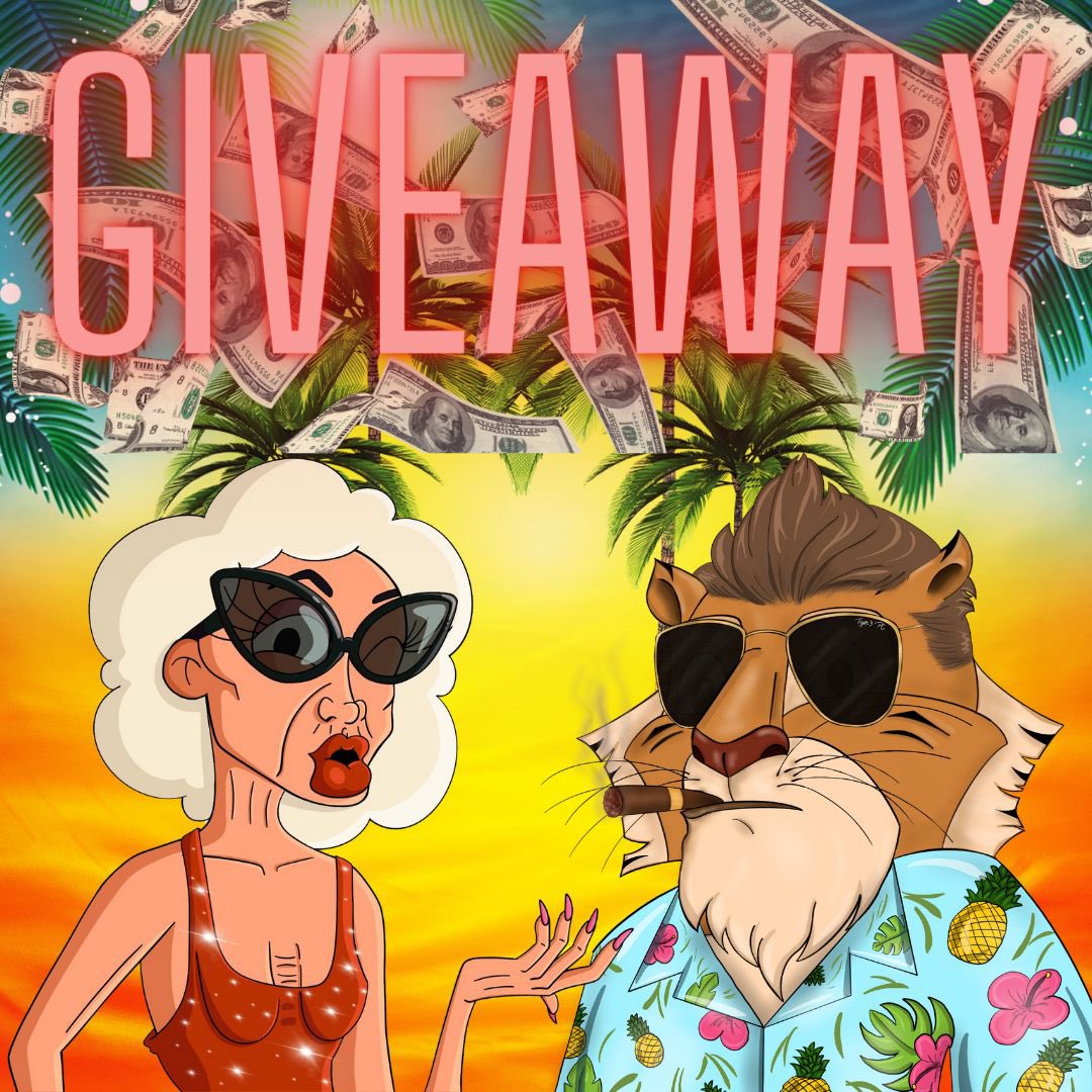 With our friends from <a href="/tigerspartyclub/">Tiger's Party Club NFT</a> we organize a 
GIVEAWAY for you!

The TIGERS offer you:

🥇1 EGLD
🥈1 FREE TPC NFT

To join:
✔️Follow <a href="/crazygrannynft/">Crazy Granny NFT</a> &amp; <a href="/tigerspartyclub/">Tiger's Party Club NFT</a> 
✔️TAG 3 Friends
✔️❤️&amp; RT!
