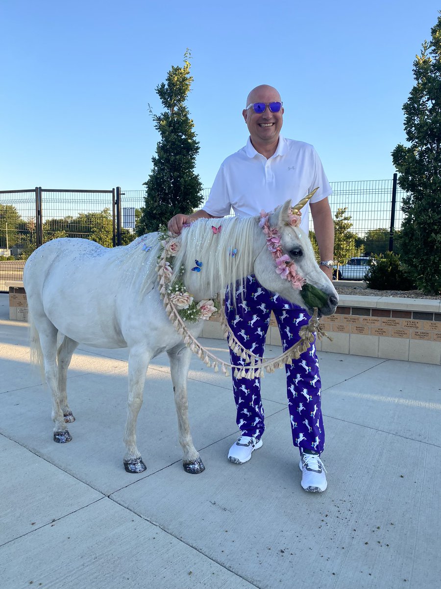 What a perfect day to start back at Albert Lea Area Schools!! Here with Sparky the Unicorn encouraging all to BE THE ONE!