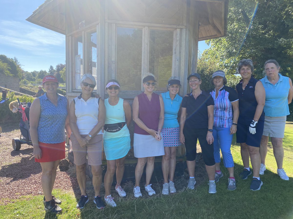RachelJChild's tweet photo. Fantastic Cavendish Lady Captain’s away trip @hawkstonegolf sunshine, fun and great company, one member even had a hole in one! @CavGC #womensgolf #ilovegolf #holeinone #womensgolftrip https://t.co/hNi7ZvdZk8