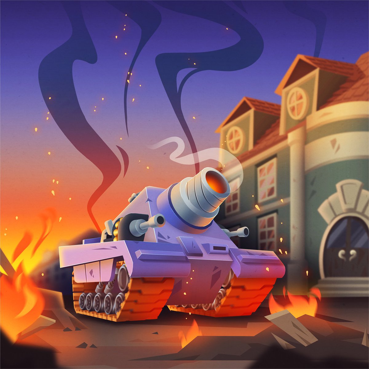 Boom! 💥 Have you tried the latest tank in Hills of Steel 1, Chonk? 💣 If you have, let us know what you think about it!❓

If you still don’t have it, go and play Hills of Steel now ➡️ hillsofsteel.page.link/Chonk