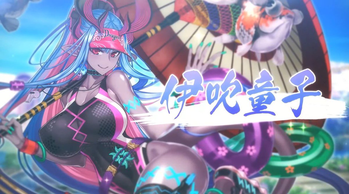 TheTrueOni's tweet photo. That Cow Oni gets a swimsuit before the original! 💢 https://t.co/lf7x5hP8YW
