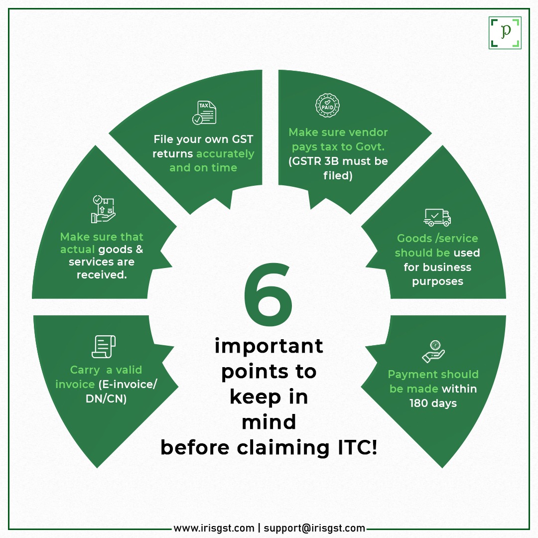 iris_peridot's tweet photo. Take note of these 6 important points and you will be able to claim the ITC with no worries!
If you want to learn more about ITC, you can also read this article: https://t.co/0xbeZHLuYJ
#GST #GSTINSearch #GSTINSearchApp #gstinsearchapp #gstmobileapp #gstsolution #gstapp #gst https://t.co/TSMEyW7EOV
