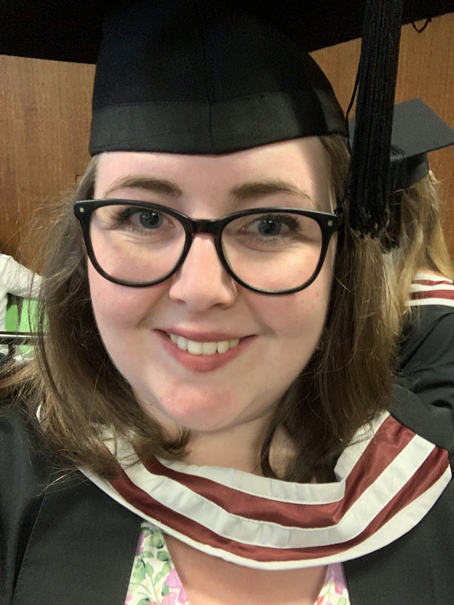 Jess_Spragg's tweet photo. It’s taken four years, two countries, two different universities, a divorce, and a global pandemic but on the 27th July I finally graduated my MA Public History and Heritage with a merit! https://t.co/pQmGTJ4F0C