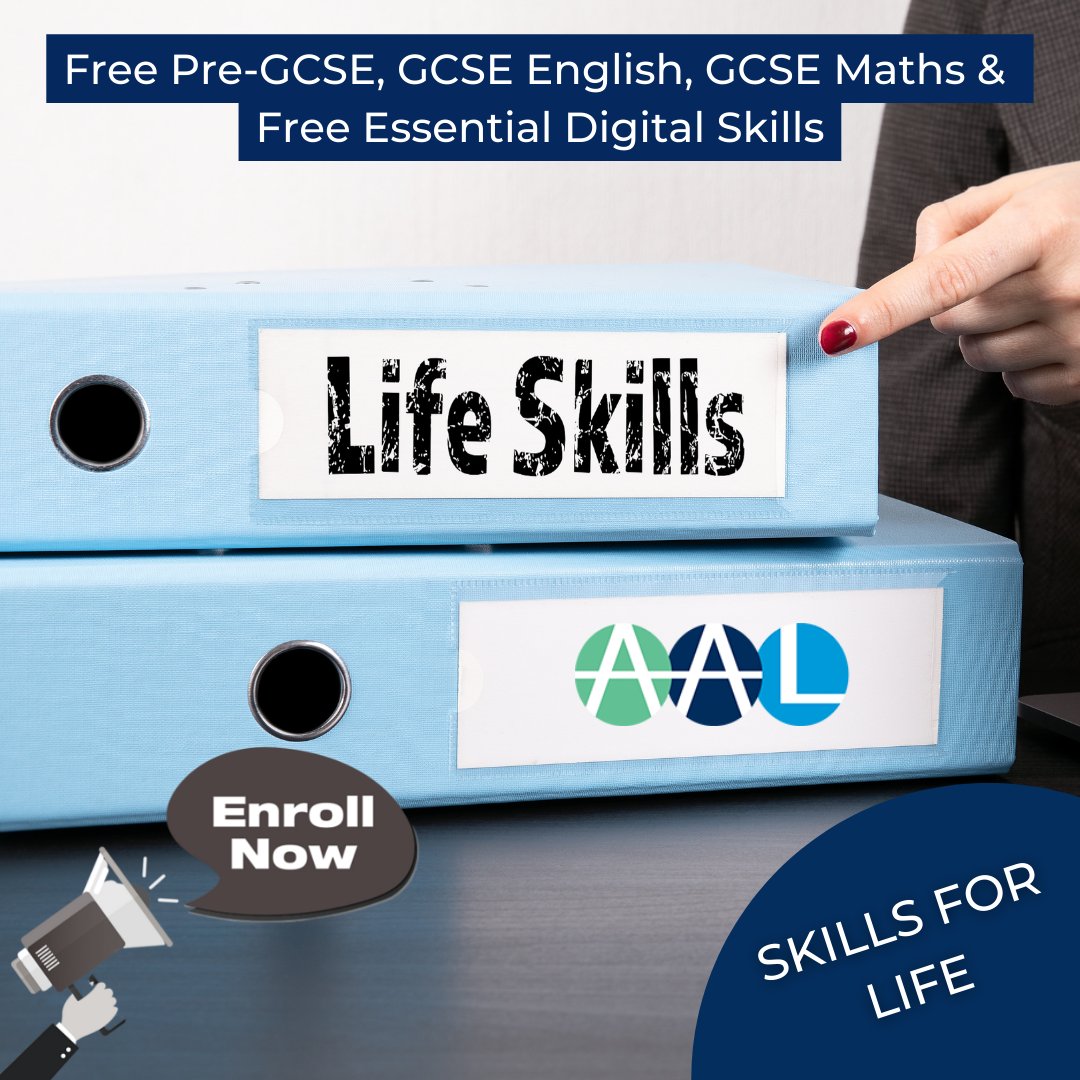 AldridgeALearn's tweet photo. #Portslade #Hove #Brighton
English, Maths and ICT skills are an essential part of everyday life.
๐น SKILLS FOR LIFE | ENROL NOW ๐น
โ Free #PreGCSE
โ#GCSEEnglish
โ#GCSEMaths
https://t.co/P5mXP1nkXw
โFree #EssentialDigitalSkills
โ#Computing
https://t.co/JBffNd4jvV https://t.co/vJGjBD7UpW