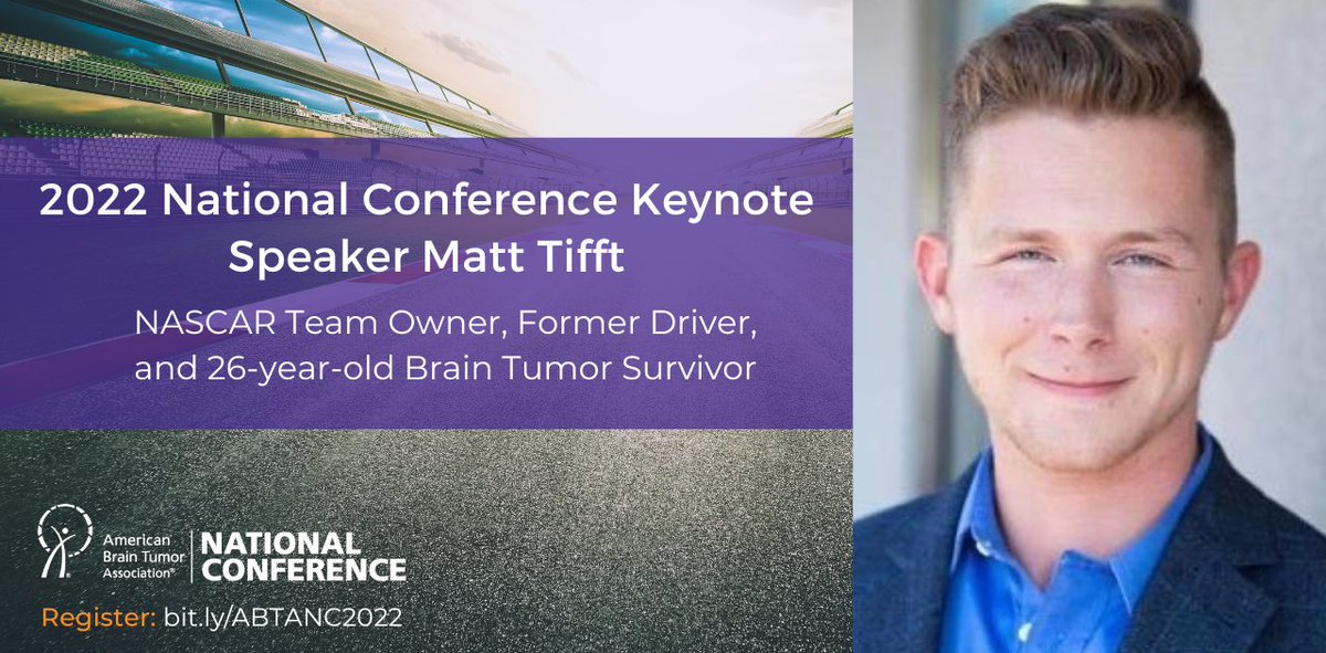 American Brain Tumor Association (@theabta) on Twitter photo We're excited to announce <a href="/teamlivefast/">Live Fast Motorsports</a> Owner <a href="/matt_tifft/">Matt Tifft</a> as the keynote speaker for the 2022 National Conference! Join Matt as he shares his story of navigating his #braintumor diagnosis and how he redefined his dreams. Register now: bit.ly/ABTANC2022 #braintumorawareness We're excited to announce <a href="/teamlivefast/">Live Fast Motorsports</a> Owner <a href="/matt_tifft/">Matt Tifft</a> as the keynote speaker for the 2022 National Conference! Join Matt as he shares his story of navigating his #braintumor diagnosis and how he redefined his dreams. Register now: bit.ly/ABTANC2022 #braintumorawareness