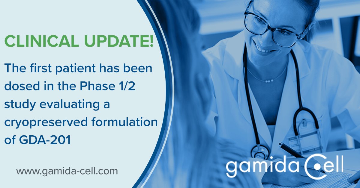 GamidaCellTx's tweet photo. Gamida Cell announced the first patient dosed in Phase 1/2 study of #NAMenabled NK cell therapy candidate #GDA201 for treatment of patients with #follicularlymphoma and #diffuselargeBcelllymphoma.
https://t.co/uLC7RDPAGq
#Committedtocures
#NKCellTherapy
#Lymphoma
#LRF https://t.co/84J6INUdB4